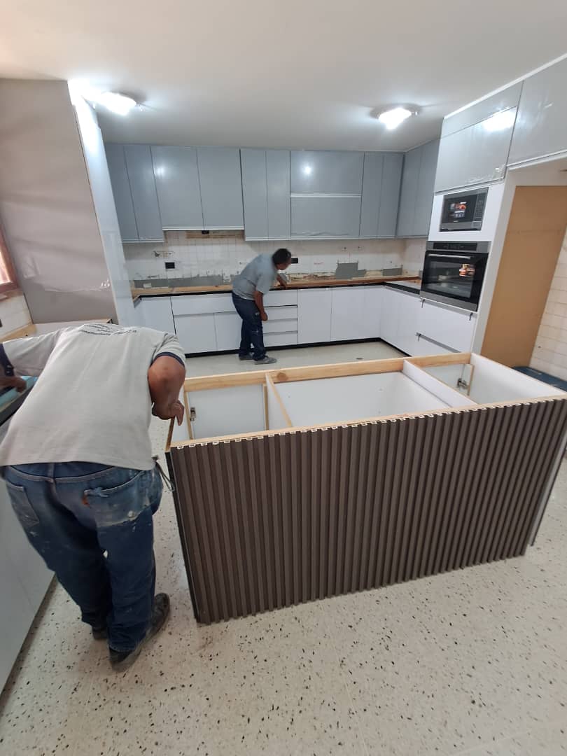 Cocina empotrada moderna MDF